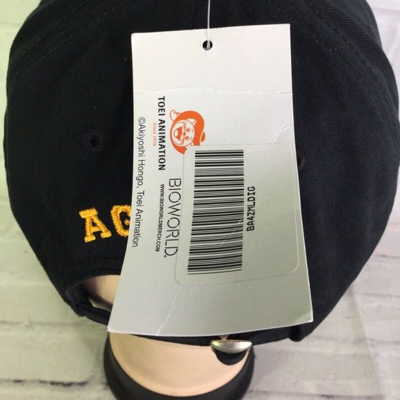 Digimon Digital Monsters Agumon Logo Black Hat Cap - Picture 5 of 8